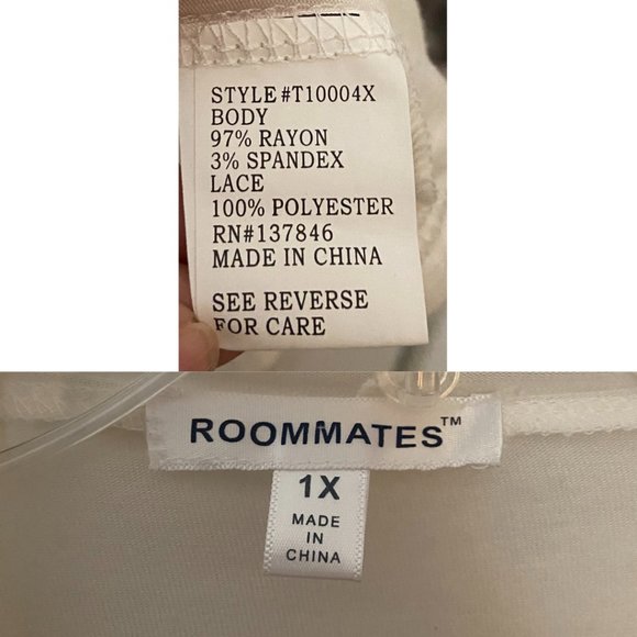 New White asymmetrical duster open lightweight cardigan bell sleeve sz 1X - Picture 4 of 4